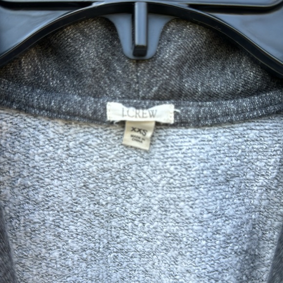 J. Crew gray poncho short sleeve top size XXS EUC - Picture 2 of 3